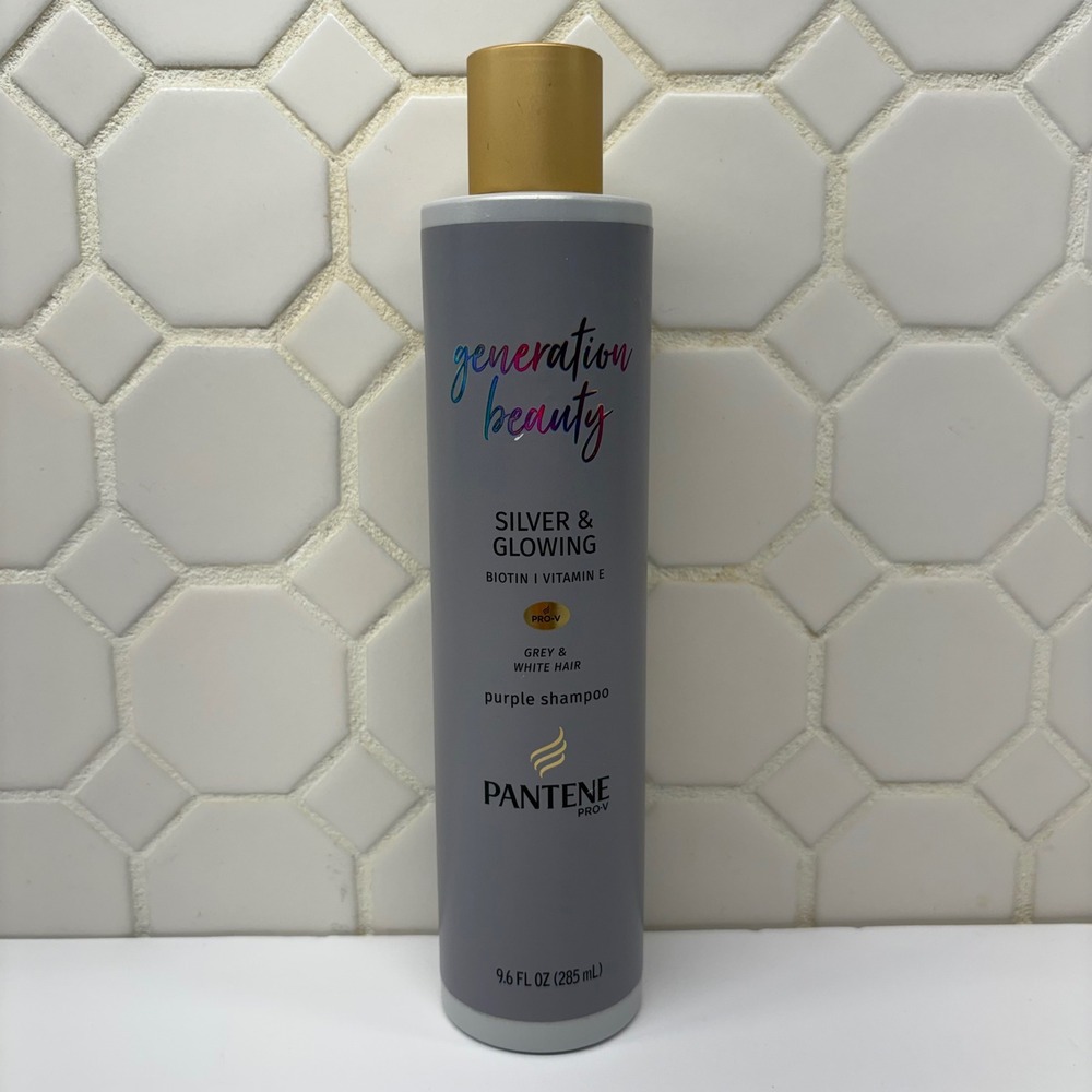 Pantene Generation Beauty Purple Shampoo Unisex 9.6oz Silver & Glowing